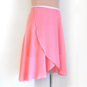Ballet Rehearsal Skirt - Bright Coral Pink - Size S/M